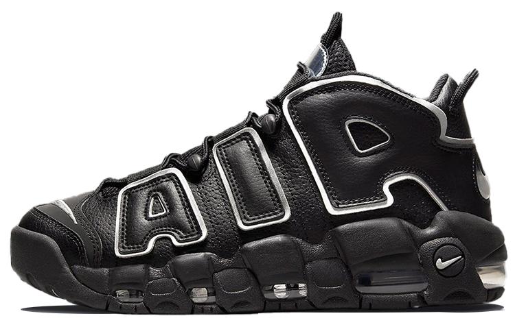 

Nike Air More Uptempo Black Metallic Silver Women s DQ0839-001 38.5