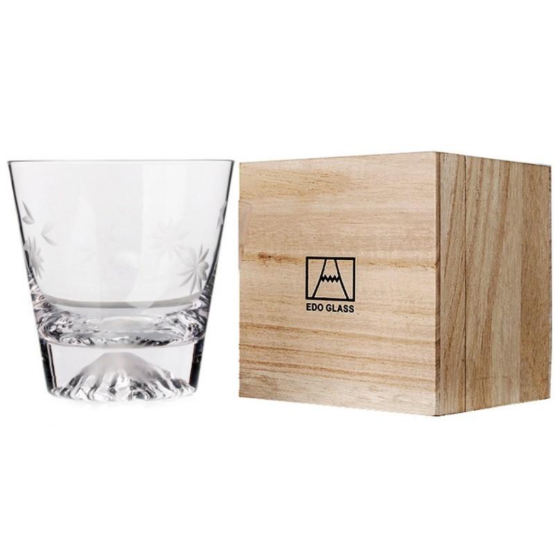 Classic Transparent Snow Mountain Cup Japanese Mount Fuji Whisky Glass Cup Breakfast Milk Drink Beer Wine Fruit Juice Cups