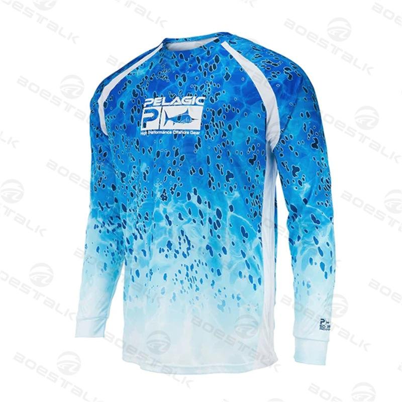 Amazon specializes in sunscreen tops, sea fishing, fishing suits, ice-cool and breathable long-sleeved sunscreen men's, fishing suits