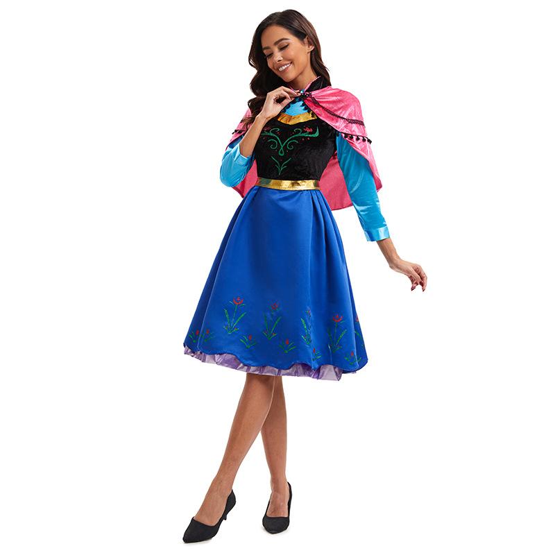 Cosplay Fairy Tales Frozen Princess Anna Costume Dream Costume Stage Costume
