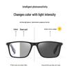 Unisex Photosensitive Color-Changing Multifocal Glasses, Non-Slip Silicone Frame, Anti-Blue Light, for Indoor/Outdoor Sports