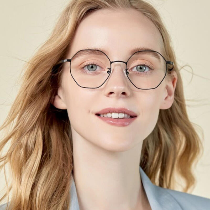 

NeoRetro B2038 C1 Black Blue Light Blocking Glasses none