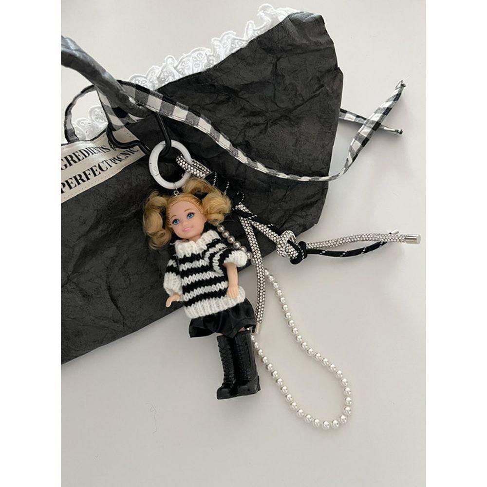 Sophiamor Cutest Doll keychain_BLACK