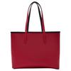 LACOSTE PVC Tote Bag, Shopping Bag, Shoulder Bag, Handbag Women's Dark Blue & Red NF2142AA-Q19