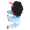 12 Inch Lovely Simulated Black Girl Doll African Baby Doll Kid   Toy Birthday Gift