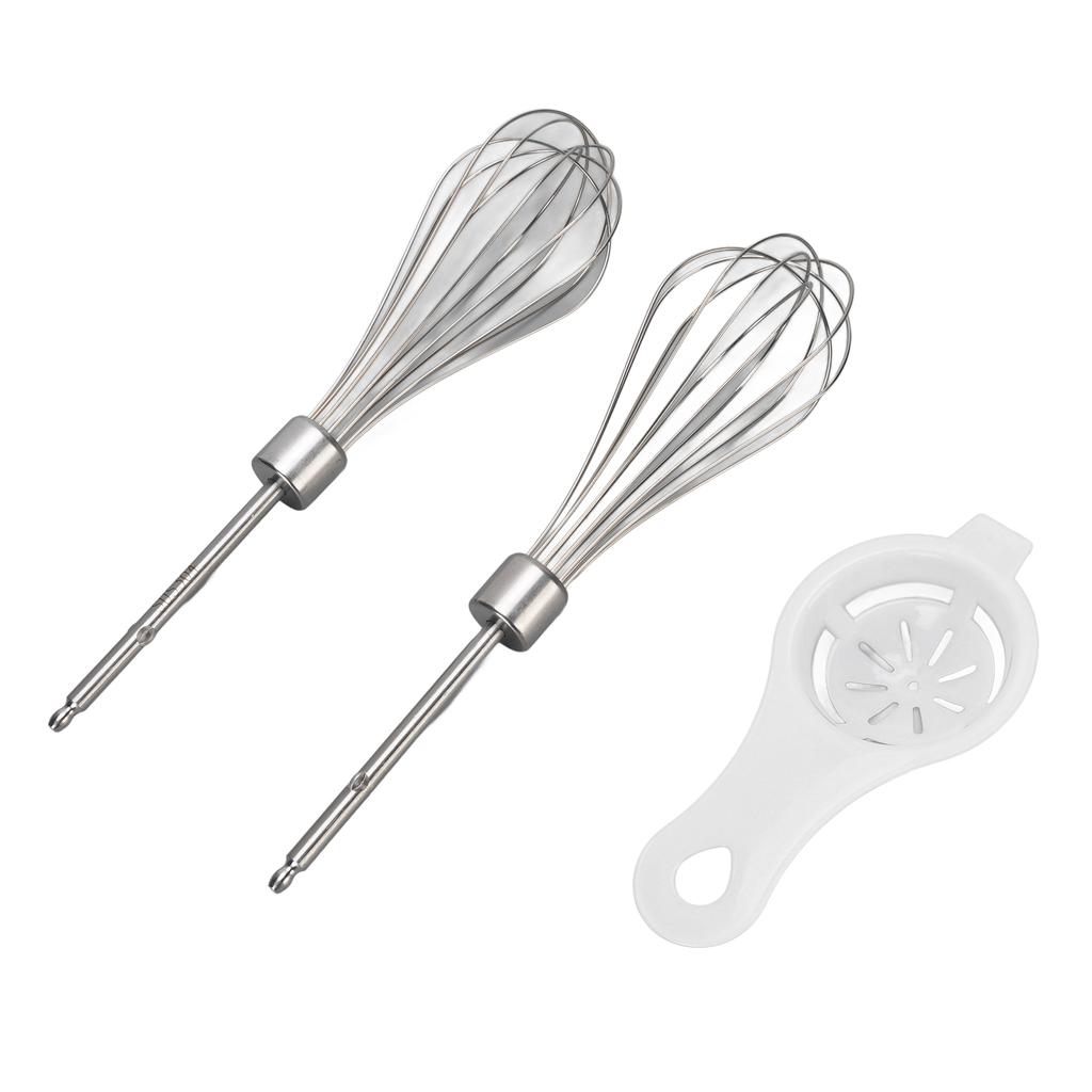 Hand Mixer Beaters Replacement Parts Easy To Install Stainless Steel Beater Attachments with Egg Separator