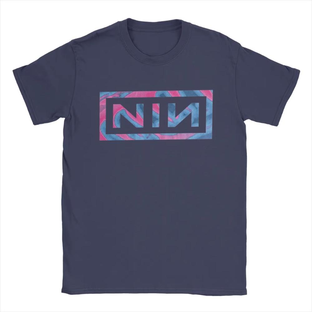 Nine Inch Nails NIN Men Cotton T Shirt Funny Tee Shirt Short Sleeve Round Collar Women T-Shirt Pure Cotton Gift Idea Clothes