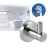 304 Stainless Steel Clothes Hook Wall Mounted Robe Hook Towel Hook  Bathroom Kitchen Entryway