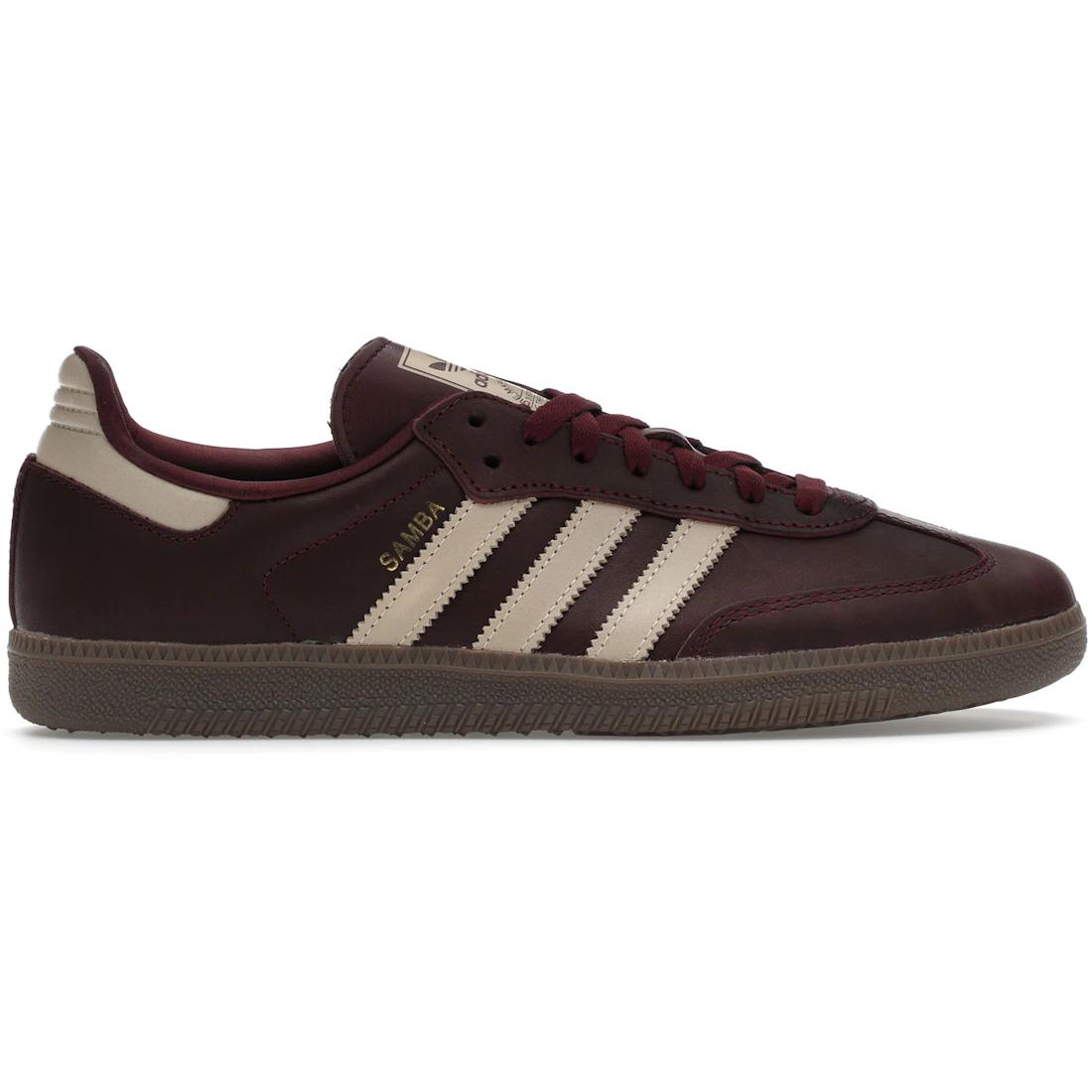 

Кроссовки adidas Samba OG Бордовый Кристально-песочный (Женский)(IF7004) 36