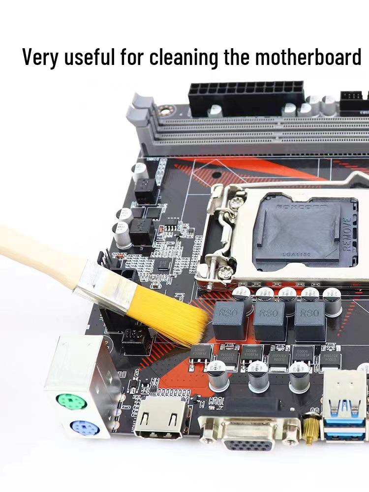 Yellow Brush for Computer, Keyboard, Camera, and Mobile Repair