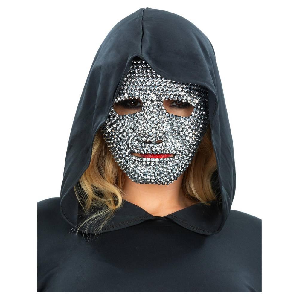Smiffys Unisex Adult Robot Jewelled Mask