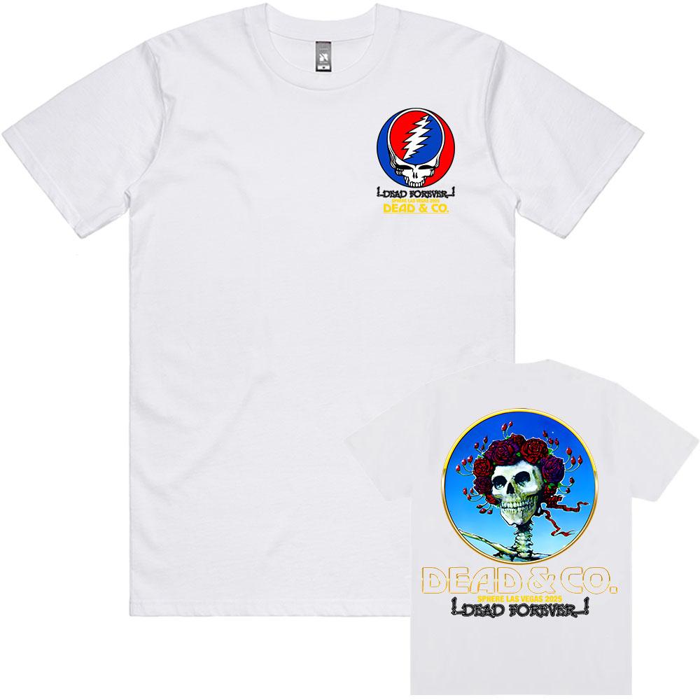 Bertha Dead Forever Sphere 2025 Tee Las Vegas DEAD COMPANY Tshirt Cotton Oneck UnisexWomen Tshirts Rock Band Graphic T Shirt S