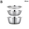 3 In 1 Multifunctional Steel Basin With Grater Washing Bowl Grater Strainer Slicer Ve L3K3