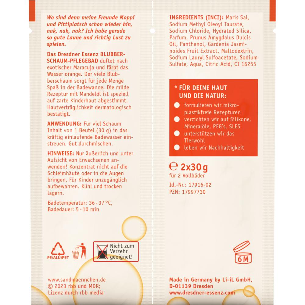 Dresner Essence Kinder Bath Salt Traumbad Bubble Foam 60g