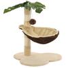 VidaXL Arbre à chat avec griffoir en sisal 50 cm Beige et Marron