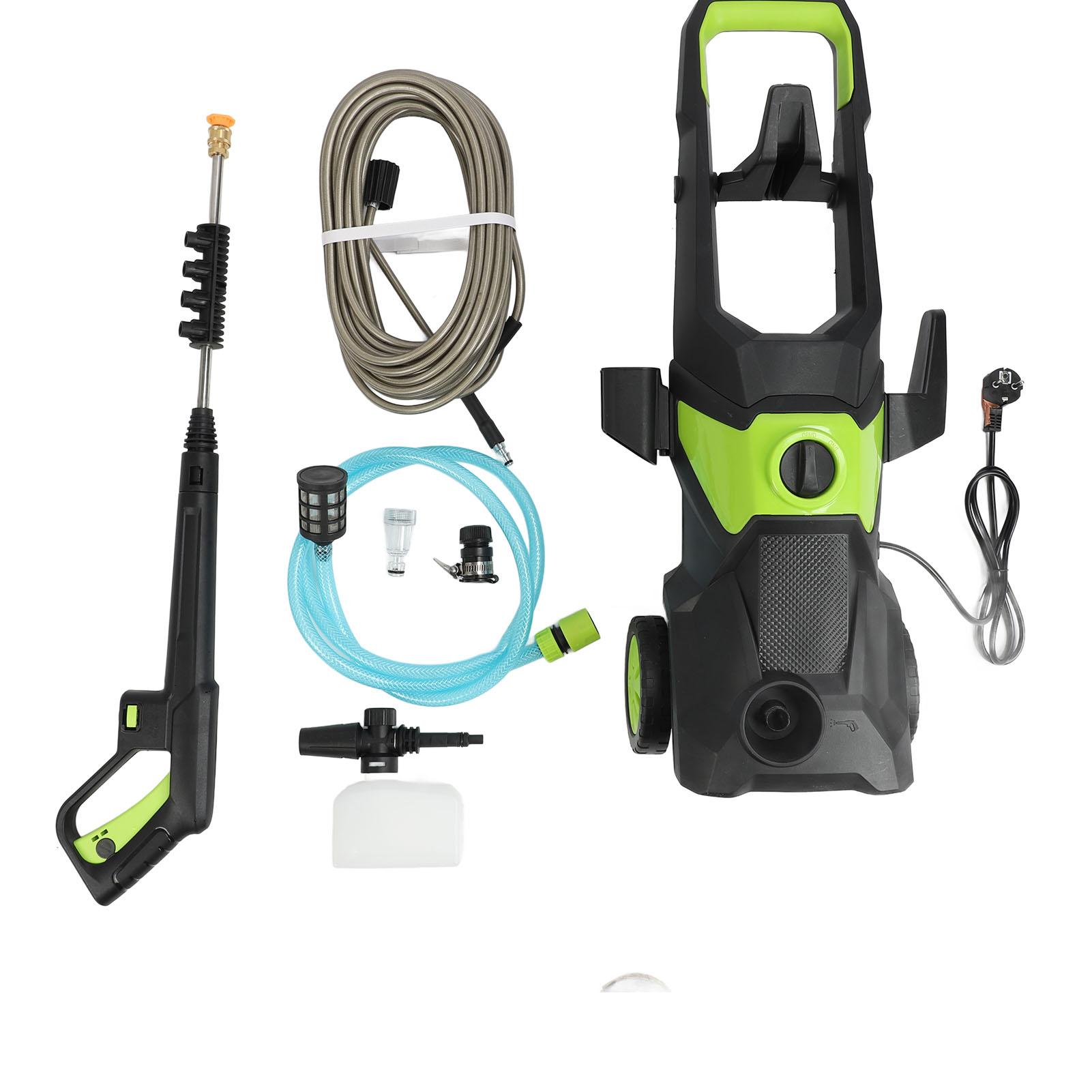 Electric Pressure Washer 2400W 2650PSI IPX5 Water Resistant Power Washer with 4.9FT Power Cord 52.5FT Outlet Hose for Car Garden Patio Yard