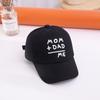 Ricamo Lettera Cappello da Baseball per Bambini Cappellino con Visiera Parasole Coreano per Bambini Tinta Unita Cappellino a Lingua d'Anatra per Bambini Visiera Parasole per Esterno per Bambino Bambina