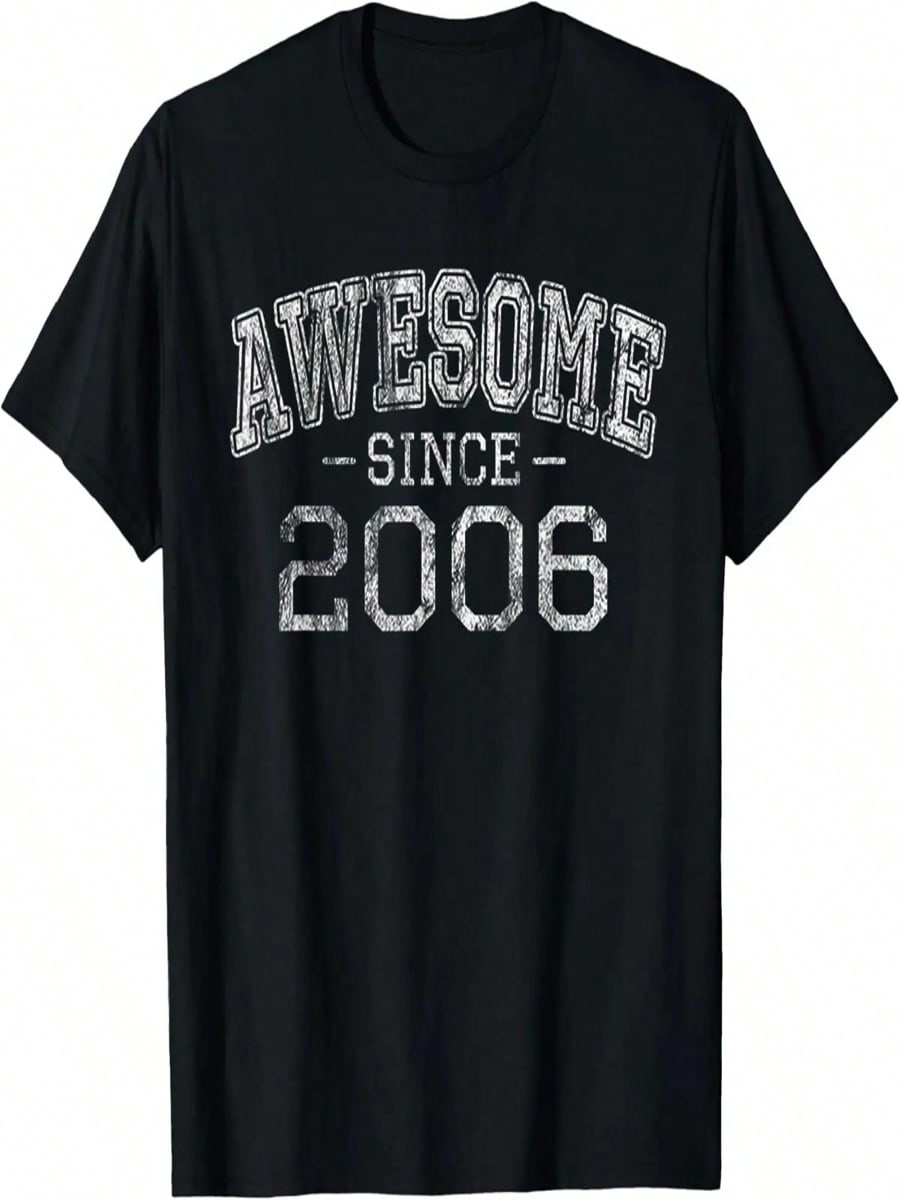 Awesome Since 2006 Vintage Style Born In 2006 Birthday Gift T-Shirt S разноцветный