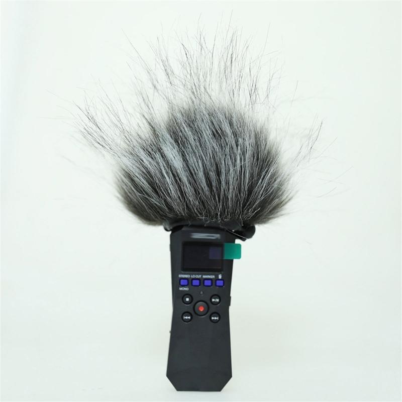 Microphone Furry Windscreen Muff Filter Cover for ZOOM H1 Essential Handheld Portable Recorder Outdoor Videography
