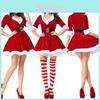 Atemberaubende Damenmode Weihnachtsmann Weihnachten Kostüm Taillengürtel Cosplay Outfit Geschenk