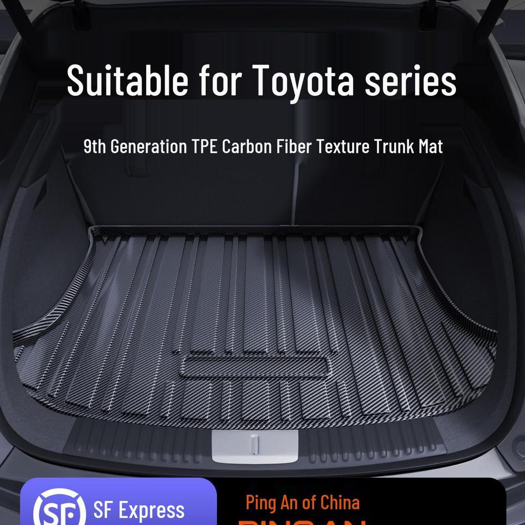 Trunk Mats Compatible with Toyota Camry, RAV4, Corolla, Ruifang, Wildlander, Highlander, and Avalon
