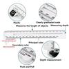Double Scale Micrometer for Jewelry Diameter Thickness Measurement Vernier Caliper 0-150mm 0-180mm Measuring Tool