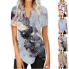 Women's Fashion Casual Comfortable Short Sleeve Printed Top