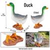 Mini Farm Animal Figurines: Chicken, Duck, Goose, Pig, Dog, Cat, Horse, Sheep