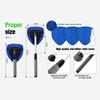 Extendable Windshield Cleaner With Rotating Head And 6 Microfiber Pad For Most Vehicle Type