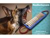 Jute Dog Bite & Chew Stick for Training German Shepherd & Malinois