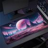 Large Game Deskmat Natural Rubber Mousepad Landscape Mountain Sunset Cartoon Mouse Pad Antislip Carpet Keyboard Mouse Mat 90x40