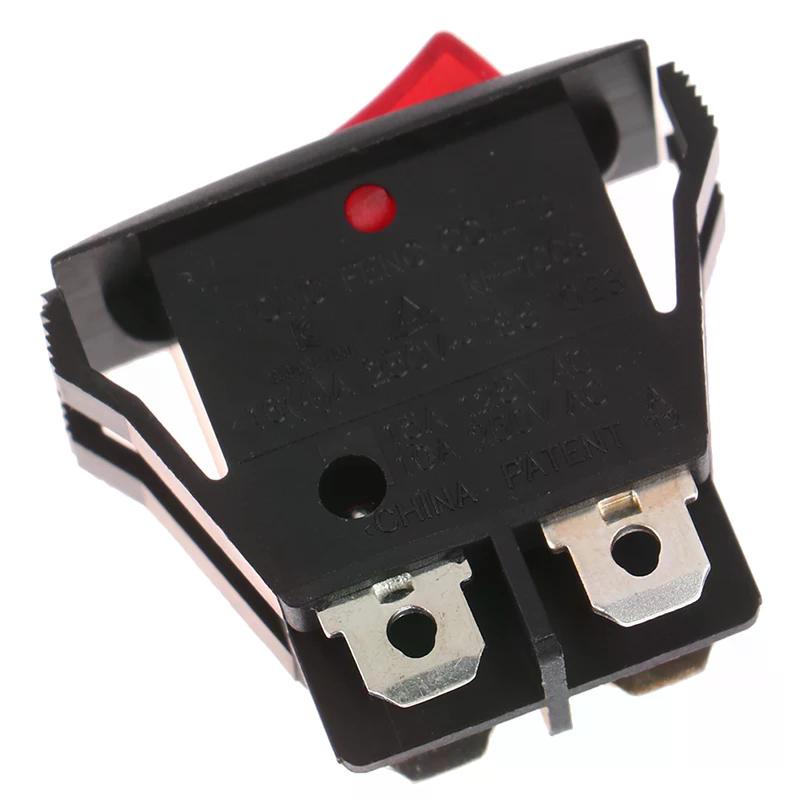 4Plug Power Rocker Switch RF-1009 16A Control Switch With Led Light For Rongfeng ON/OFF/I/O Switch