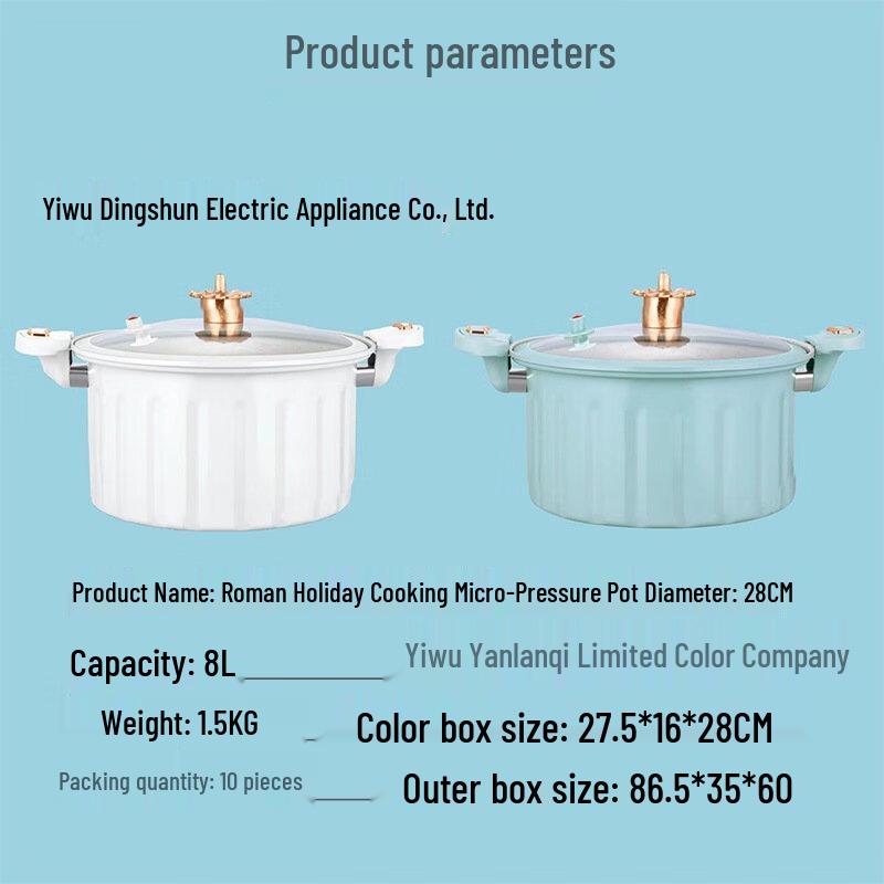 ZISIZ Mikro-Druck Antihaft-Tontopf