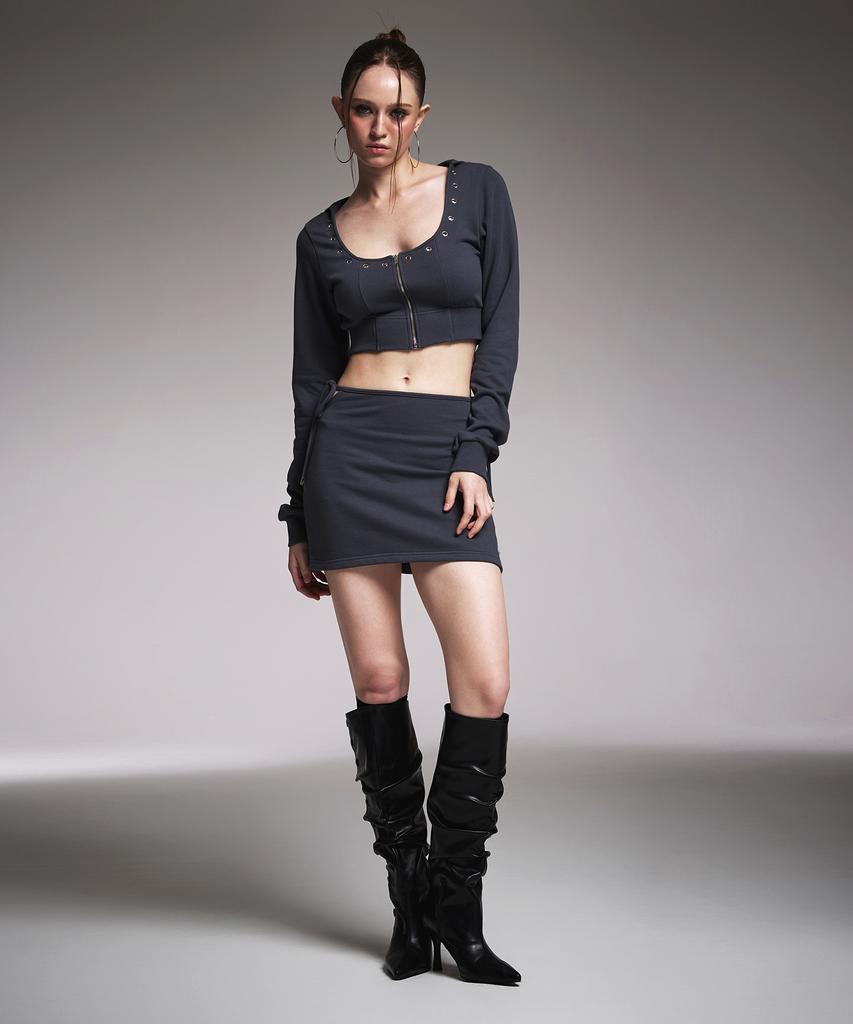 Eialyu Strap Mini Skirt
