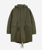 Publicifure Washed Nylon M65 Fishtail Parka_Khaki