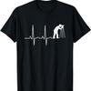 Land Surveyor Heartbeat Graphic Survey Land Examiner T-Shirt