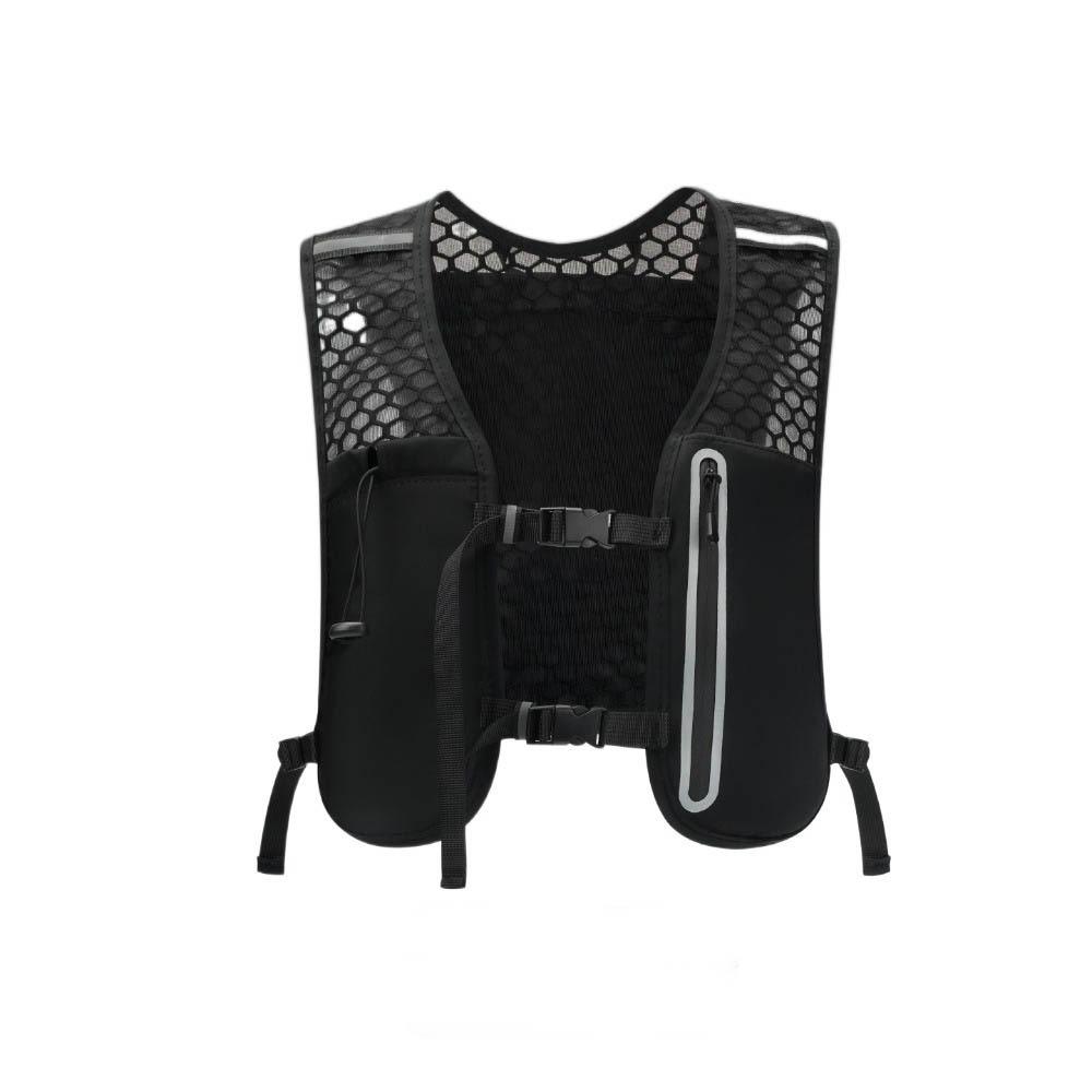 

Non-Slip Hydration Vest Sport Bag Breathable Bladder Chest Pack Water Backpack Convenient чёрный
