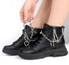 Punk Shoe Chains Detachable Metal Shoe Chain Charm Footwear Decoration Accessories For Sneakers Boot Embellishment