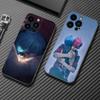 Arcane League of Legends Phone Case For iPhone15,14,13,12 Mini 11 Pro XR,X,XS,MAX 7,8 Plus Silicone Cover Soft Black