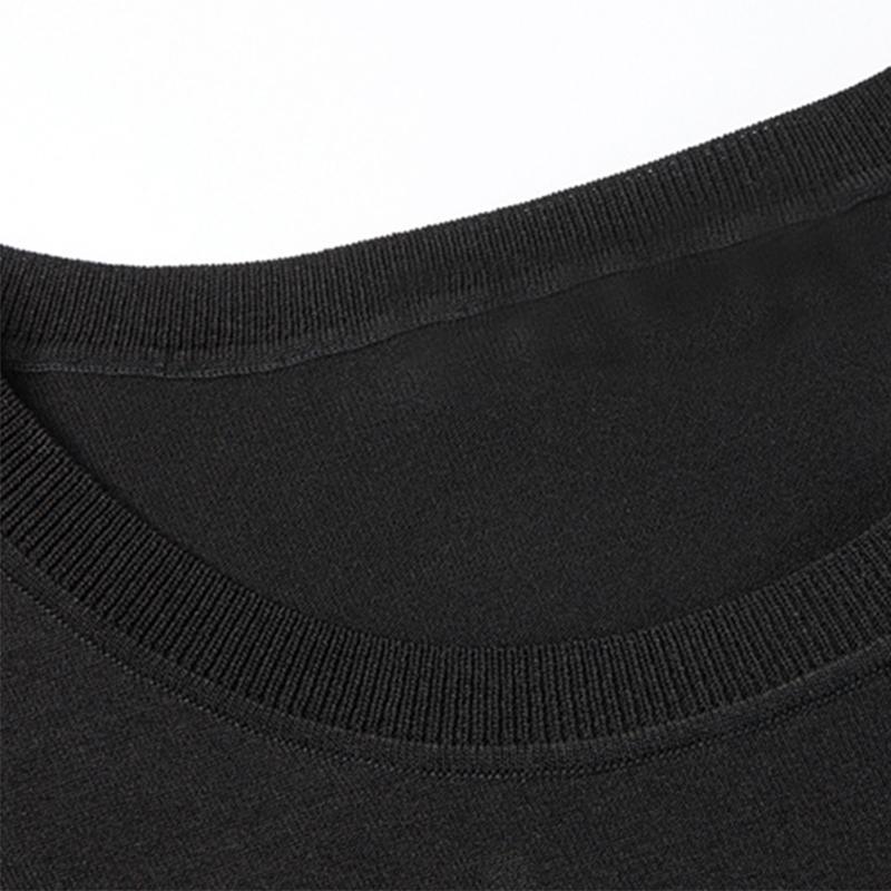 Simple Solid Color Breathable and Comfortable Short-Sleeved Knitted Shirt