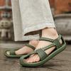 Vintage Inspired Women's Flat Sandals Solid Color EVA Material Roman Ethnic Styles for Beach and Streetwear
