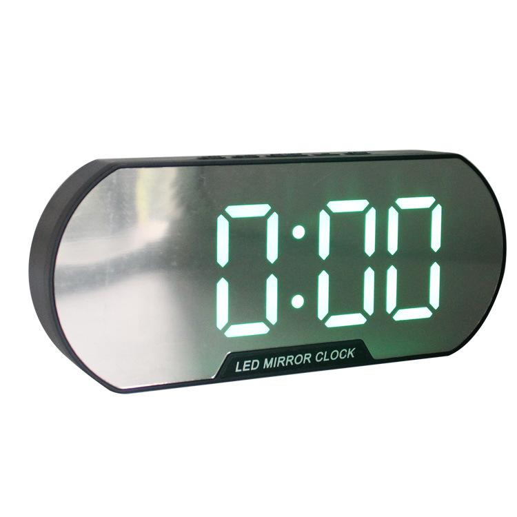 

Простой USB-штекер Батарея Двойного назначения Домашний Бесшумный Электронный Настольный Светодиодный Цифровой Дисплей Зеркало для макияжа Будильник