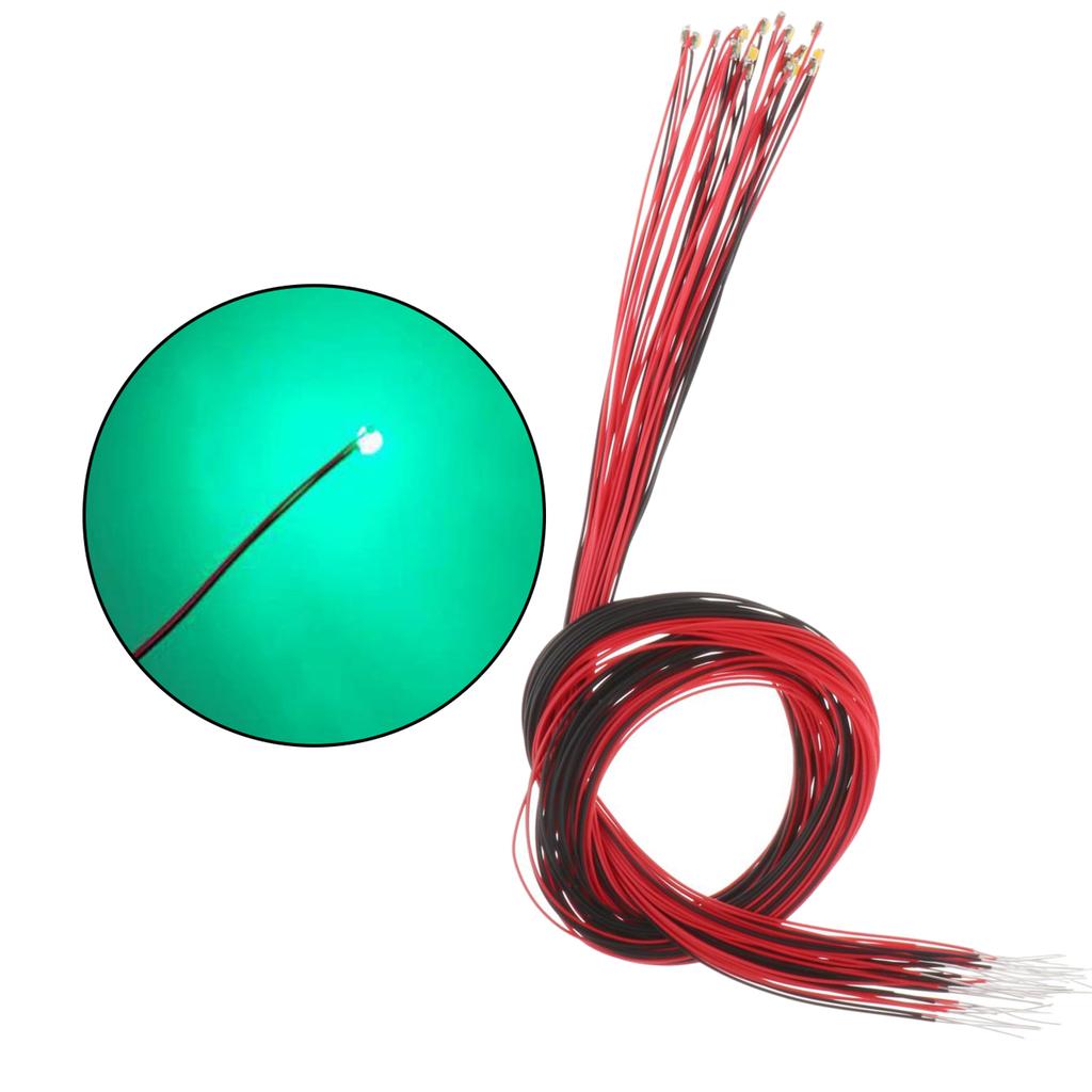 10/20 Stück 0805 Vorverdrahtete SMD LED Leuchtdiode Mikro-Litz Länge 11,8 Zoll Elektronische Komponente Modell Verdrahtete LED-Leuchten