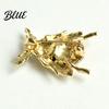 Anti-exposure Buckle Brooch Pin Small Bee Shape Decorative with Black