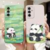Für Samsung Galaxy A04S A04 A04e Handyhülle SamsungA04 A 04e A04S Niedlicher Panda Hase Cartoon Weiches Silikon Kamera Schutzhülle