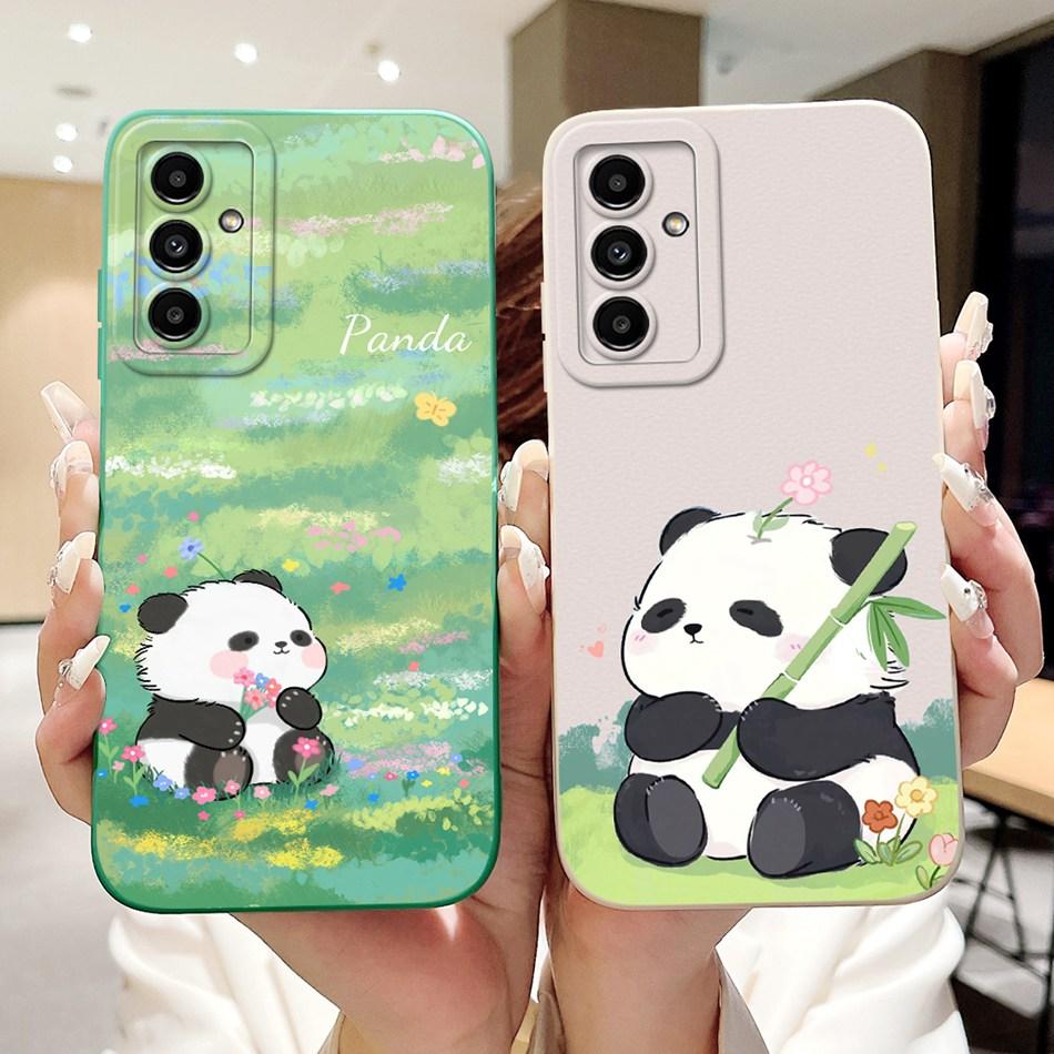 Für Samsung Galaxy A04S A04 A04e Handyhülle SamsungA04 A 04e A04S Niedlicher Panda Hase Cartoon Weiches Silikon Kamera Schutzhülle