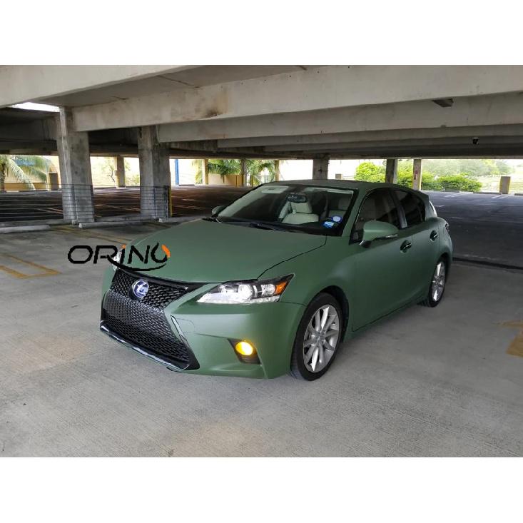 Self Adhesive Matte Vinyl Film Car Wrap Matt Army Green Scooter Motorcycle Decal Sticker ORINO Matte Car Wrapping Foil
