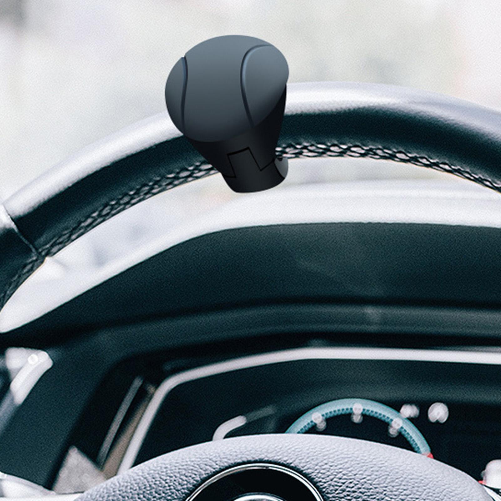 Steering Wheel Assist Ball For Car Single Hand Driving Aid Tool With Anti Slip Material Black Upgrade