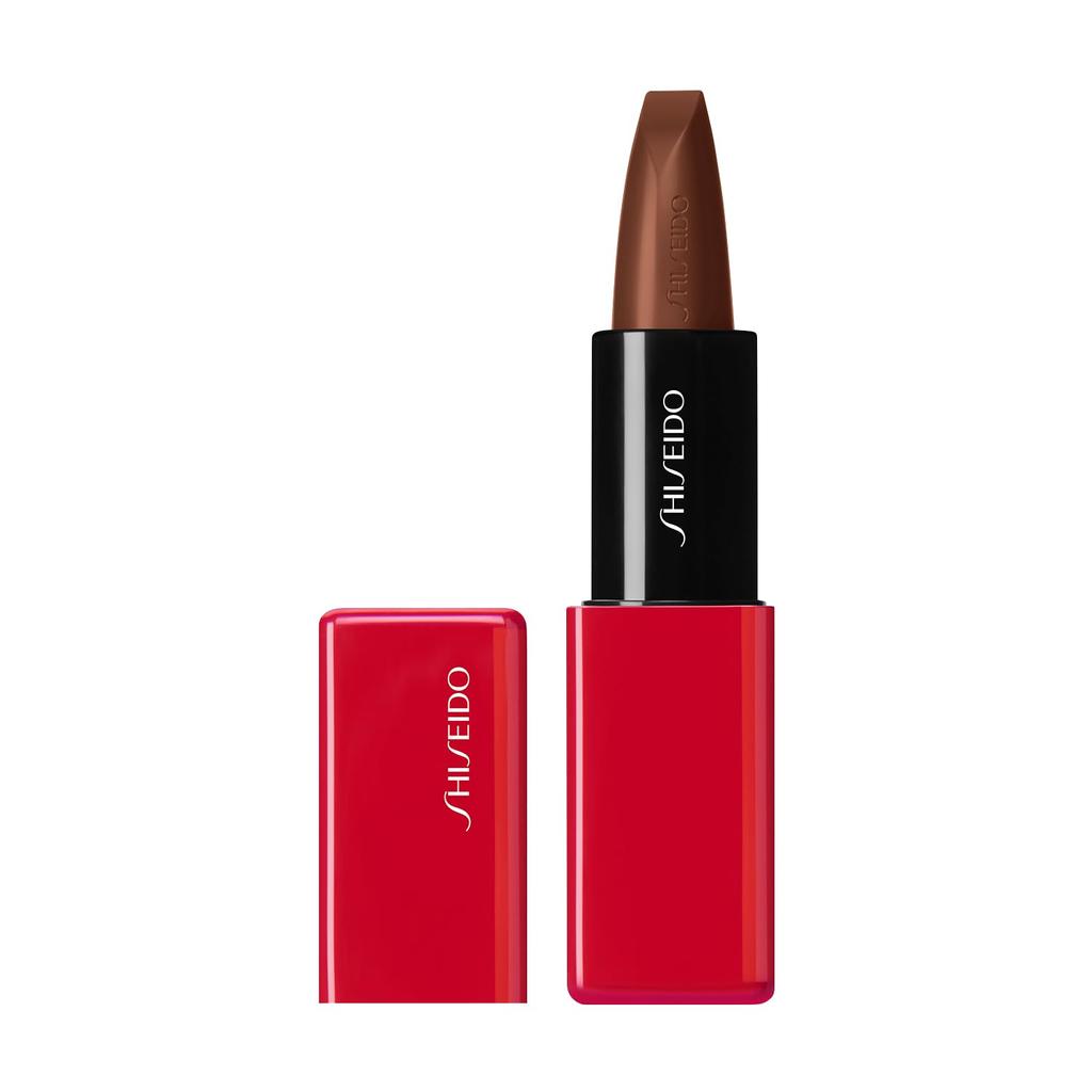 SHISEIDO Makeup Techno Satin Gel Lipstick 412 Energy Surge 3.3g | Lipstick & Lip Gloss | Stick Type | Highly Colored & Moisturizing | Shiseido