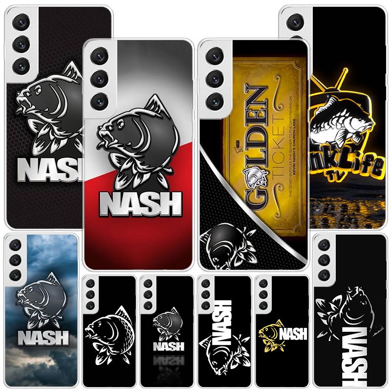 Nash Fishing Art Phone Case For Samsung Galaxy S24 S25 Edge S26 Ultra S23 S22 S21 Plus S20 FE + Personalized Print Cover Galaxy